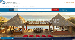 Desktop Screenshot of cabovillas.com
